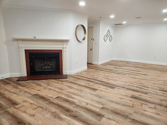 living room and dining area