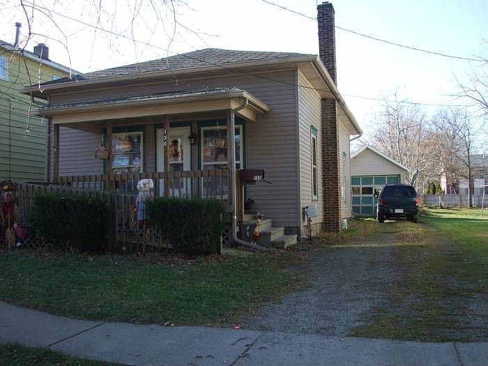 Side showing garage