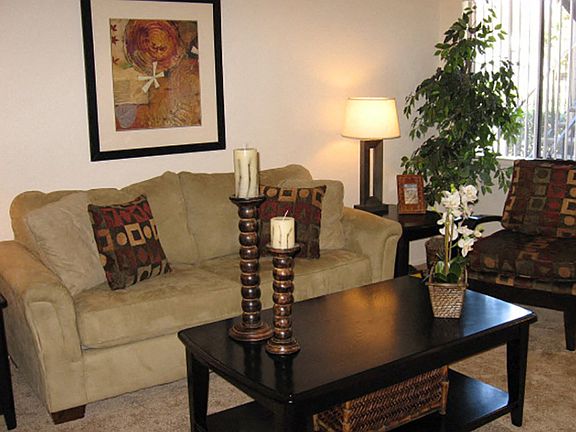 Spacious living rooms