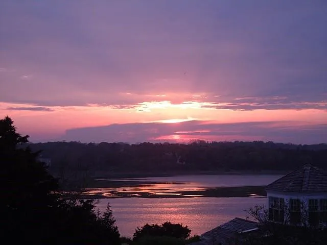 Sunset from the 3rd floor deck