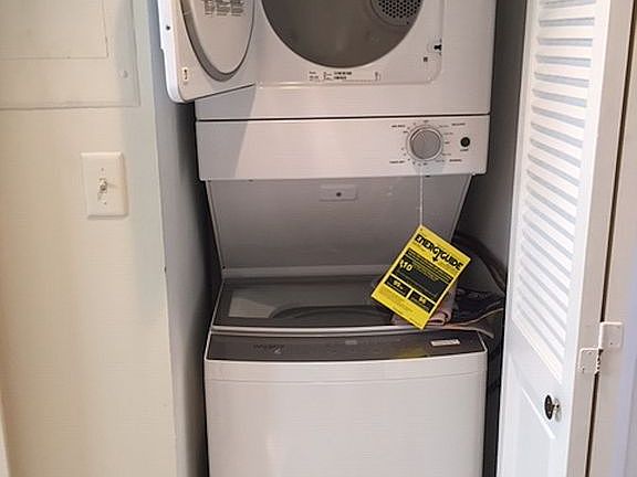 Laundry closet
