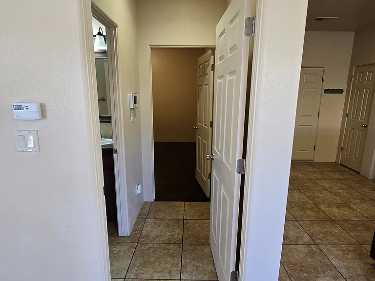 First floor bedroom and separate bathroom