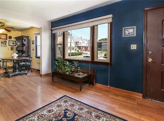 Inviting entry to the first floor unit