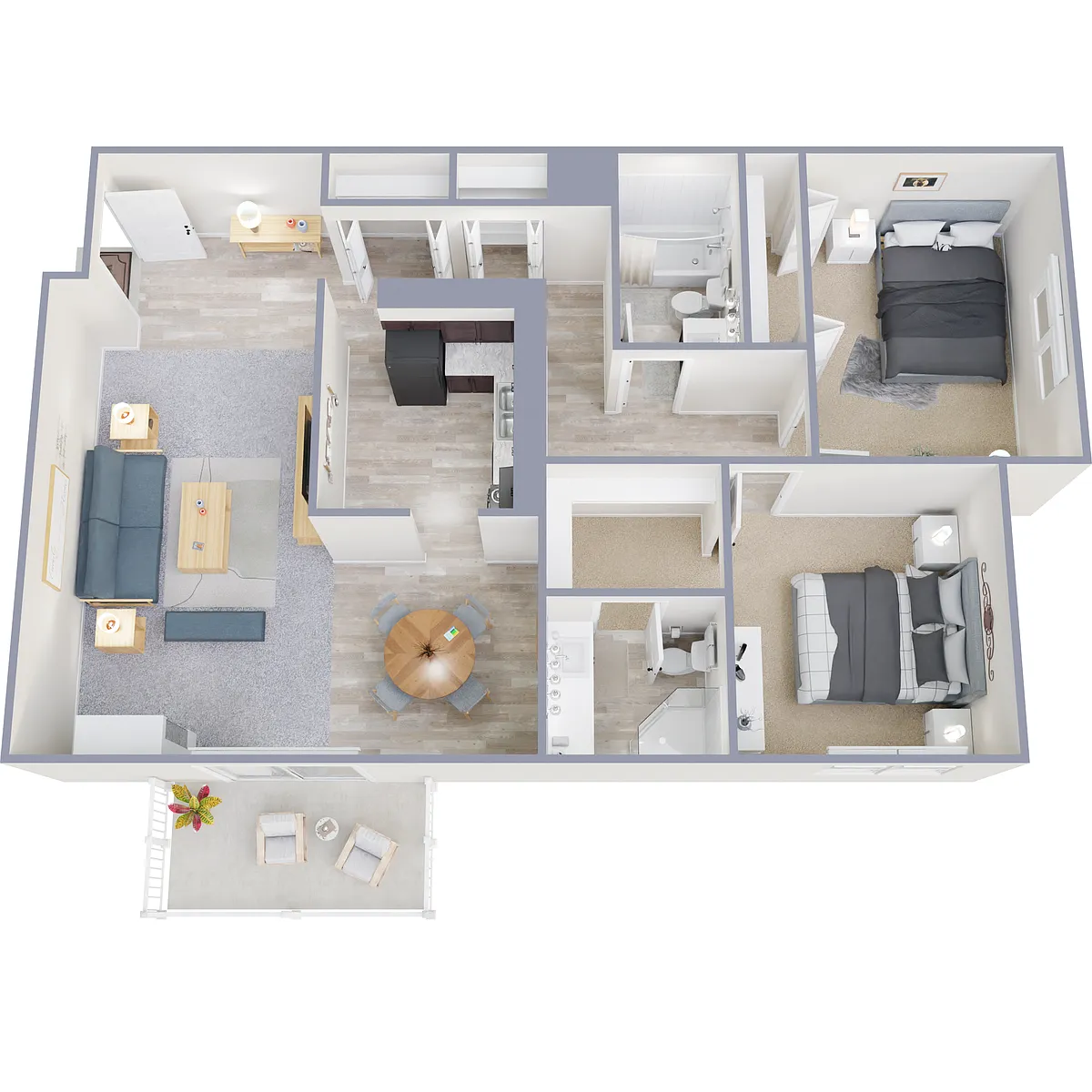 Floor plan Hampton