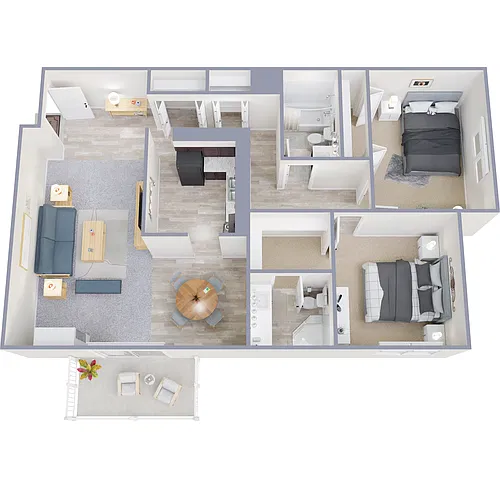 Floor plan Hampton