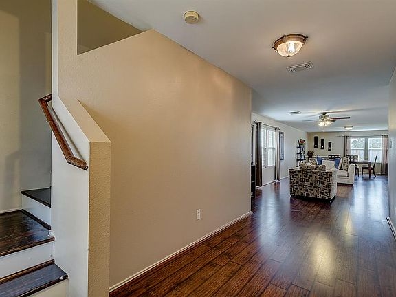 Entrance into the home, Nice upgraded Laminate Flooring throughout most of the first floor. Upgraded Hardwood floors on the Stairwell leading to the Gameroom