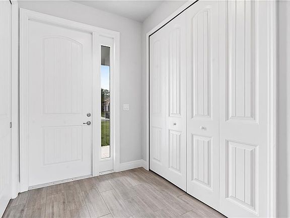 Entry with closet