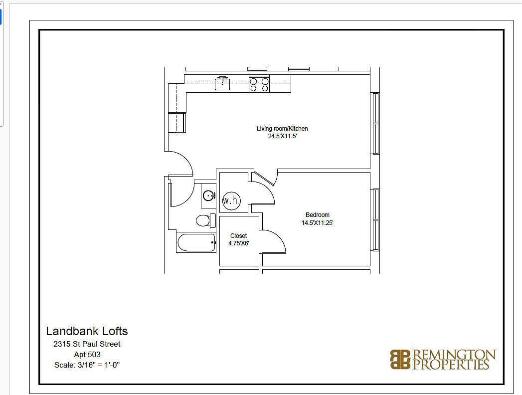 Floor plan 503