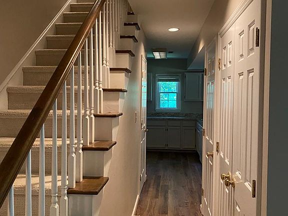 Downstairs hallway, including coat closet