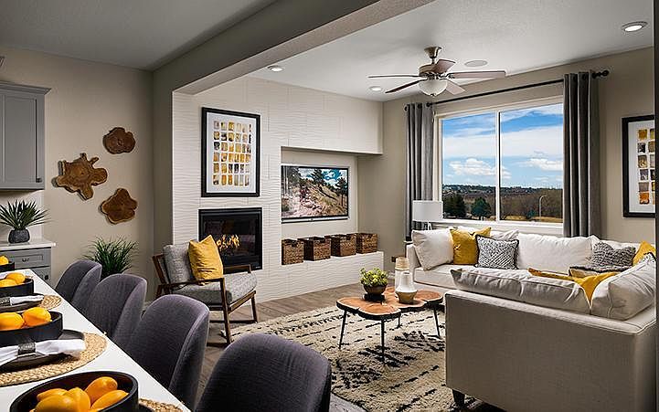 Spacious Great Room with Fireplace