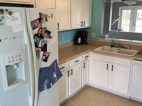 updated cabinets & pulls