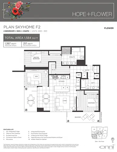 Floor plan Sky Home F2