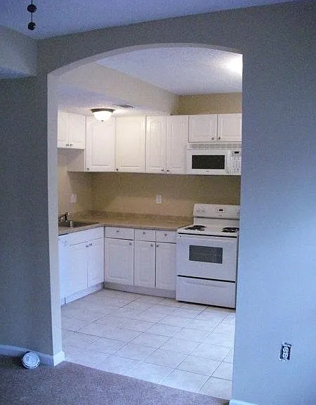 View from living to kitchen