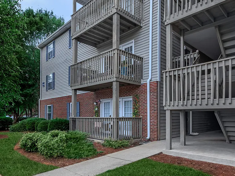 Well Maintained Grounds - Ashley Oaks Apartment Exterior