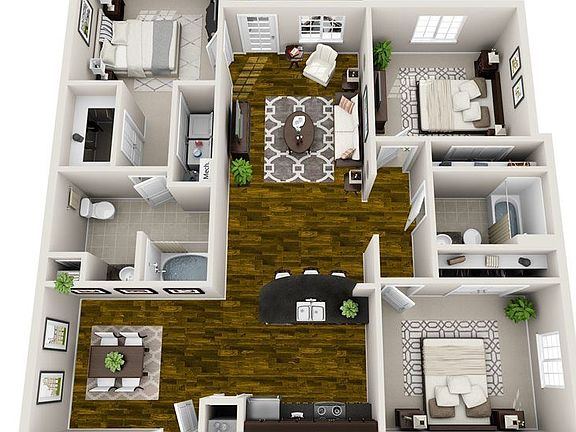 three bedroom apartment for rent near tech ridge