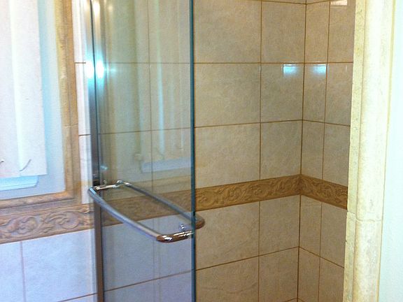 shower in master bath
