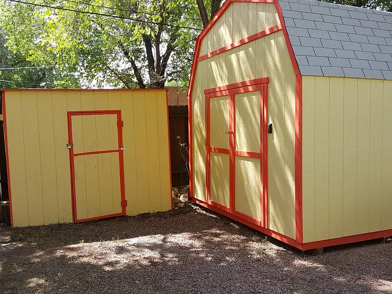 Large Shed and Small Shed