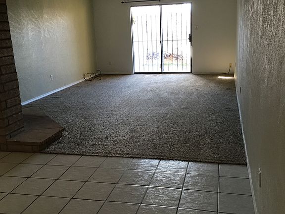 view into the living area