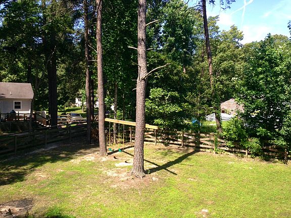 Back yard view