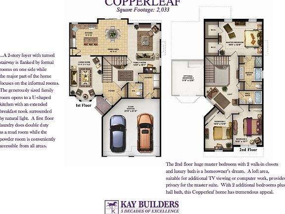 Copperleaf Twin Villa Floorplan Rendering