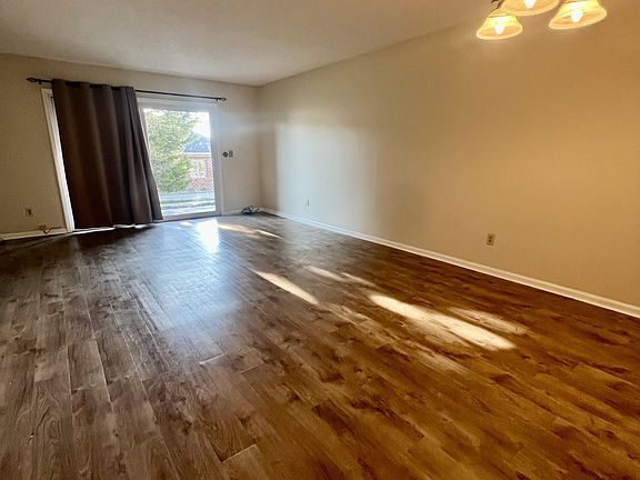 Large living room and dining space.
