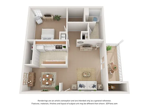 Floor plan 1X1