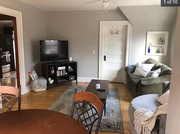 Large entryway (not shown) for coats, boots, and storage of bikes, etc.