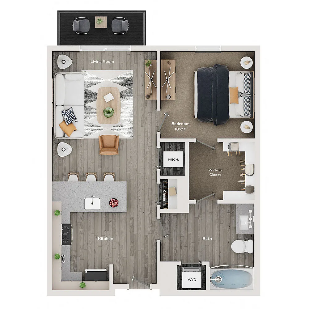 Floor plan A1 - Acadia