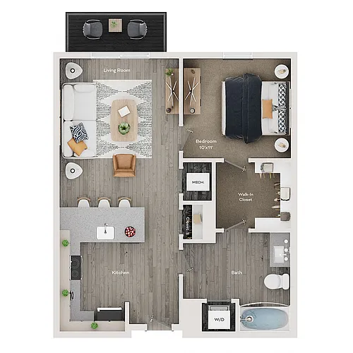 Floor plan A1 - Acadia