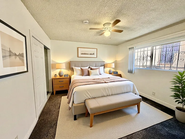 Bedroom - AI Stagged