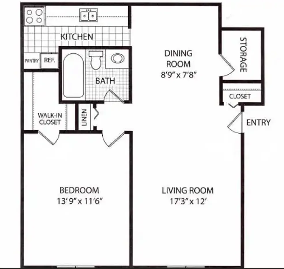Floor plan The Chippewa