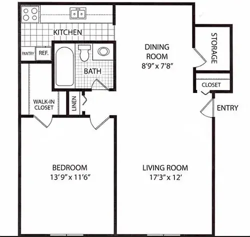 Floor plan The Chippewa