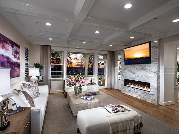 Great room with cozy fireplace