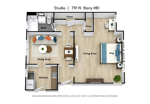 Floor plan Studio