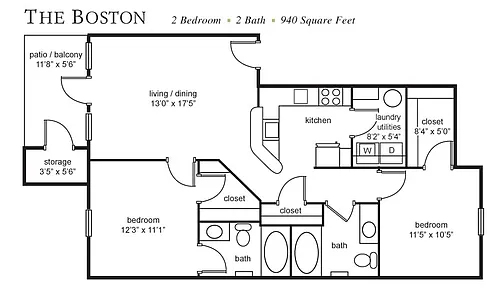Floor plan B2 | The Boston