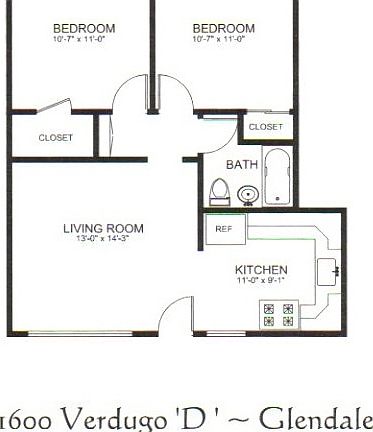 3rd image of 1600 N Verdugo Rd #D