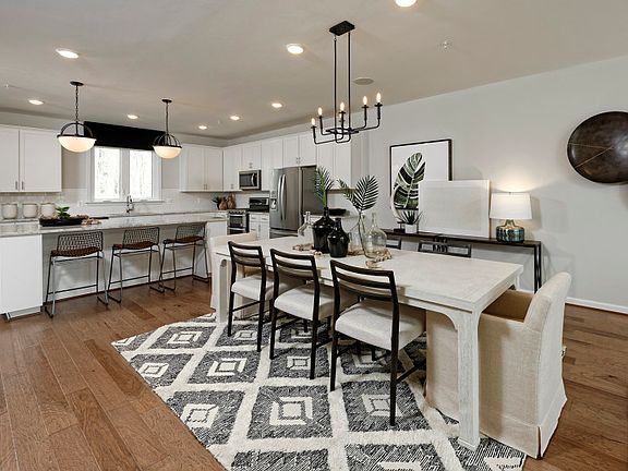 Spacious Cafe Space Between the Kitchen and Gathering Room
