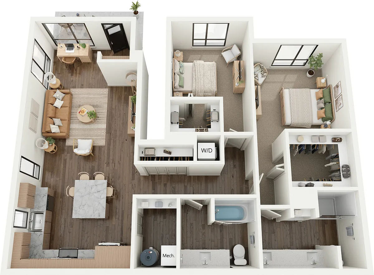 Floor plan B3