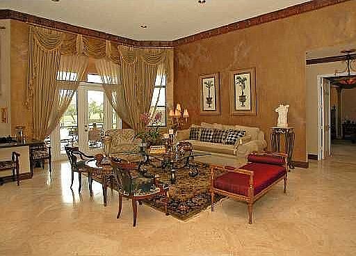 Lavish Living Room Crown Moldings Every Where