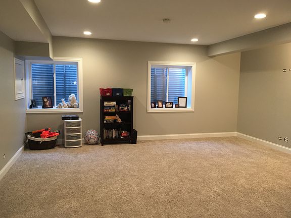 Basement rec room
