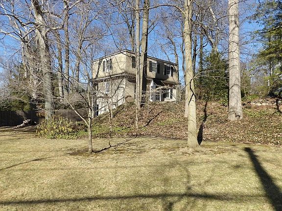 Far back from street