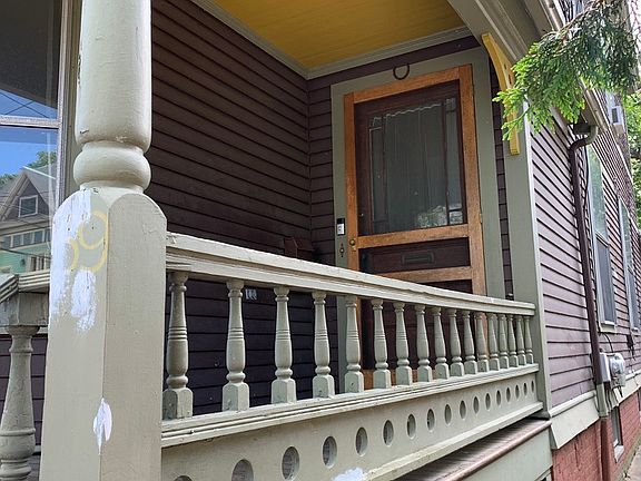 Recently painted exterior, gorgeous victorian details and decks