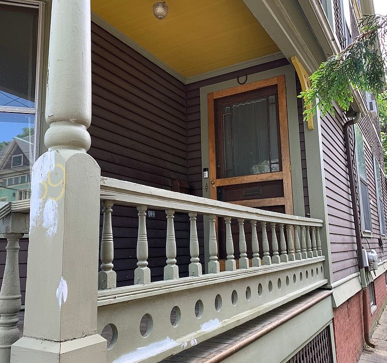 Recently painted exterior, gorgeous victorian details and decks