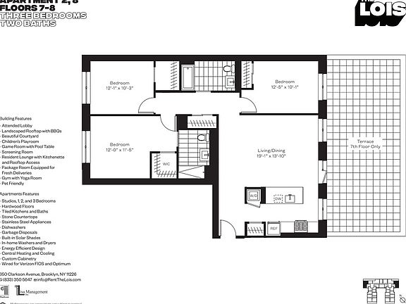 2nd image of 350 Clarkson Ave APT 702