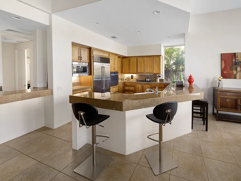 Kitchen and counter.