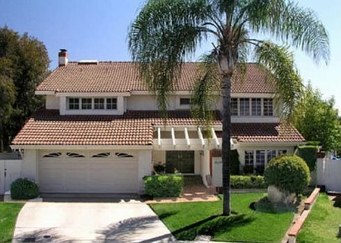 This is what the house used to look like before it burned down in the wildfire