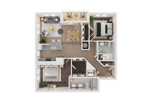 Floor plan Rockfalls