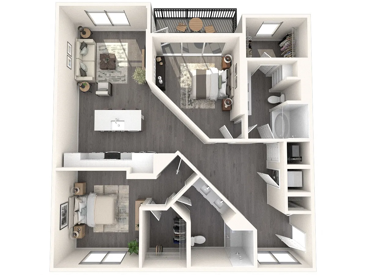 Floor plan 2C