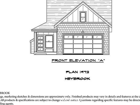 Plans and elevations are artist's renderings only, may not accurately represent the actual condition of a home as constructed, and may contain options or furnishings which are not standard.  Photo is from another Acme Homes community and may depict enhancements and features that are not available on all floor plans.