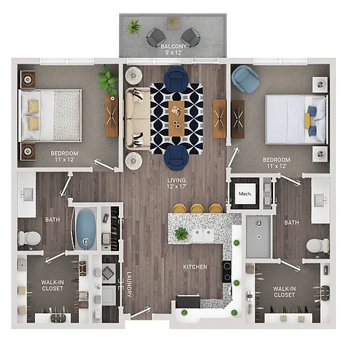 Floor plan B1
